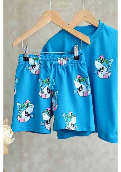 Kız Çocuk Şortlu Takım