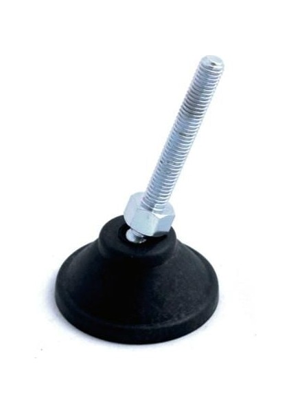 Polyamid Tabanlı Mafsallı Hafif Tip Makine Ayak M8X50 ÇAP50