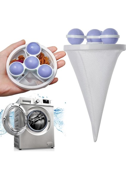 SN-26620 Çok Fonksiyonlu Yıkanabilir Mavi Çamaşır Tüy Toplayıcı