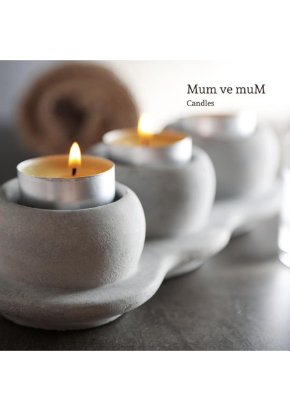 30 Lu Papatya Kokulu Tealight Mum fırsatları