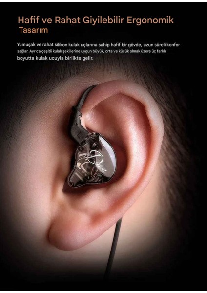 Kz Dawn Iem Kulakiçi Kablolu Kulaklık Basshead Mikrofonlu fiyatları