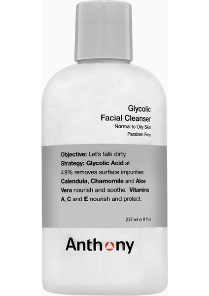 Glycolic Facial Cleanser, Paraben Içermeyen, Glykolsäureli Lüks Yüz Temizleyici