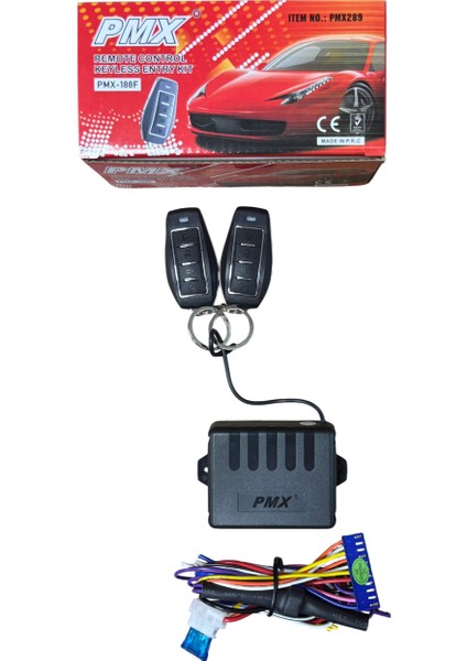 12 Volt Uzaktan Kumanda Açma Kapama Merkezi Kilit Pmx 289