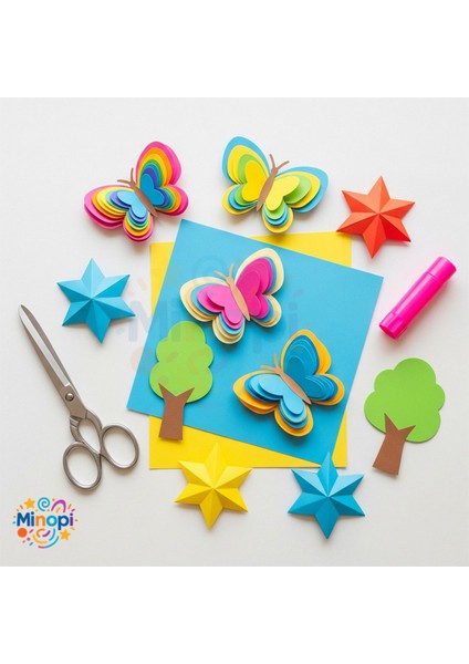 75 Paket 25X35 Fon Kartonu Paketi 10'lu Hobi Tasarım Anaokulu Kreş Malzemesi fiyatları