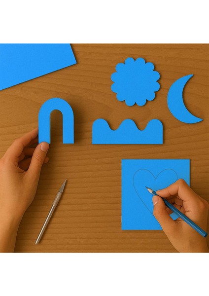 Mavi Renkli Mukavva 36 Adet 35X50 cm Sert Karton Mukavva fiyatları