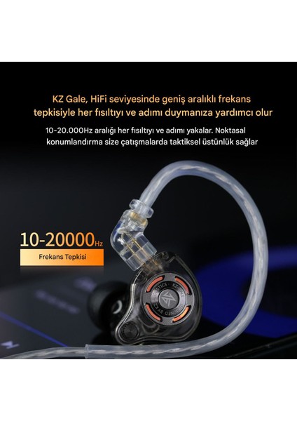 Kz Gale Kulak Içi Monitör Çift Mikrofonlu Oyuncu Kulaklığı indirimleri