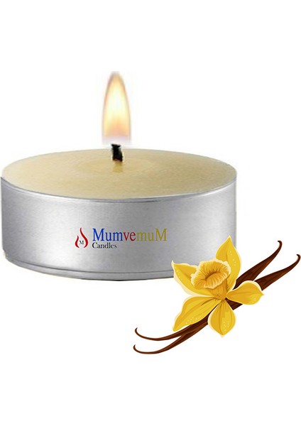 30 Lu Vanilya Kokulu Tealight Mum