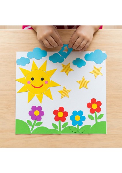 100 Paket Elişi Kağıdı 20X30 Paketi 10'lu Hobi Tasarım Anaokulu Kreş Malzemesi fiyatları