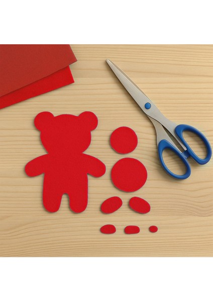 Kırmızı Keçe Tabaka 10'lu Paket 20X30 cm - 1.5 mm Kalınlık fiyatları