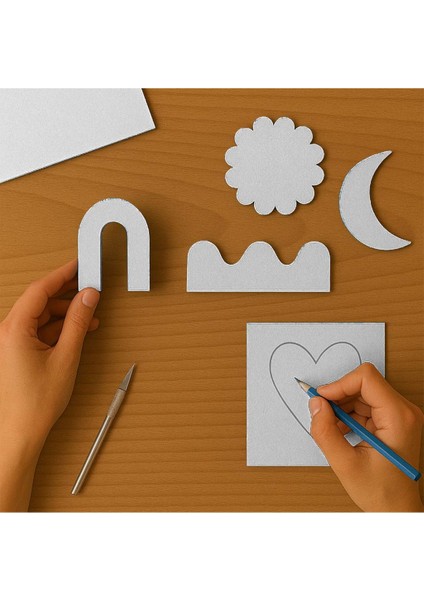 Beyaz Renkli Mukavva 36 Adet 35X50 cm Sert Karton Mukavva fiyatları