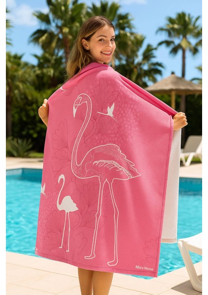 Yetişkin Unisex 70X140 cm Yaz Desenli Plaj ,deniz , Banyo Havlusu Ocean