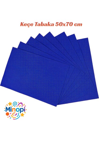 Lacivert Keçe Tabaka 10'lu Paket 50X70 cm - 1.5 mm Kalınlık