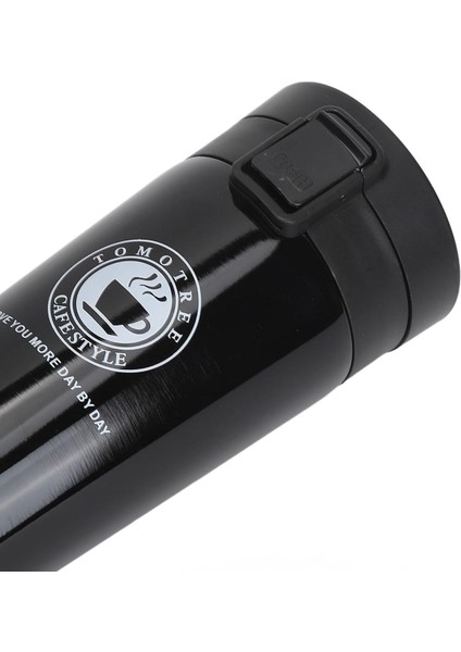 Kilitli 304 L Çelik Siyah 500 ml Kahve El Termos Mug CIN406SY fiyatları