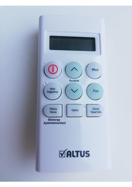 Orjınal Altus 5401460399 Inverter Klima Kumandası