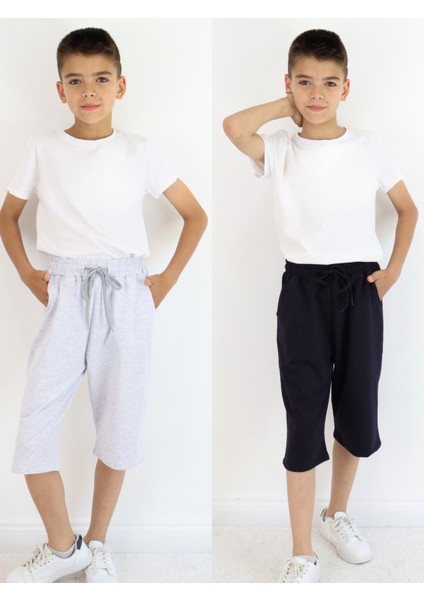 Erkek Çocuk Diz Altı Kapri&bermuda 2' Li Paket