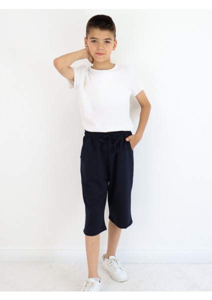 Erkek Çocuk Diz Altı Kapri&bermuda 2' Li Paket modelleri