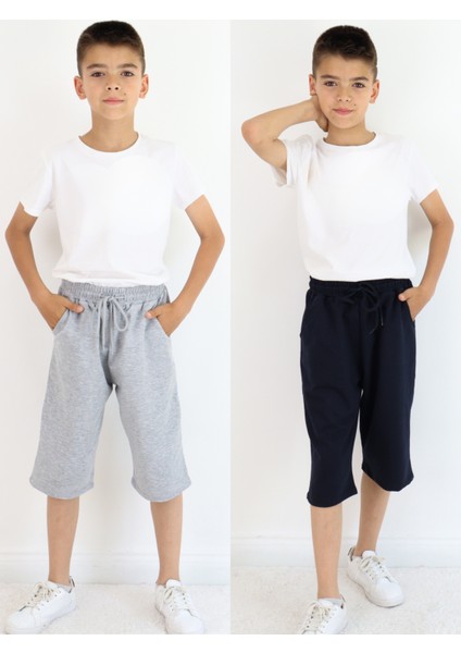 Erkek Çocuk Diz Altı Kapri&bermuda 2' Li Paket