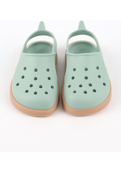 Cloggy-B Pastelgreen/beige Çocuk Sandalet