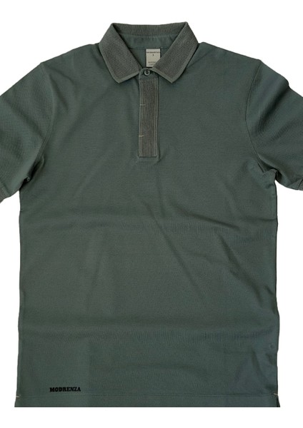 Beyaz Merserize Polo Yaka Tişört modelleri