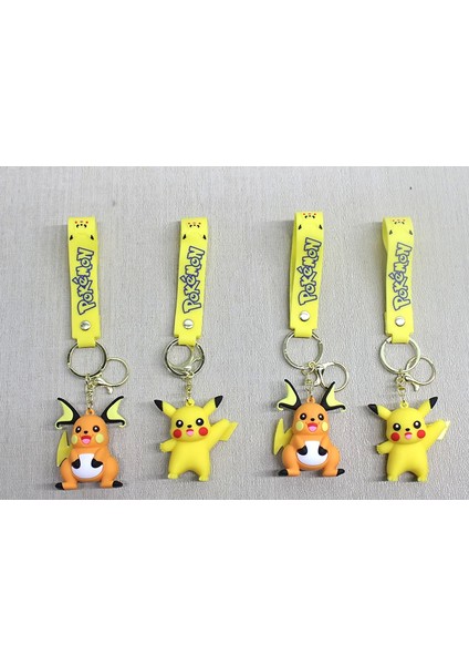 Pikachu Silikon Anahtarlık ALK4252