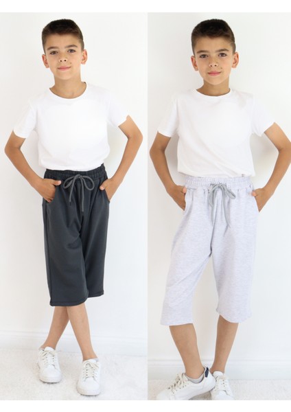 Erkek Çocuk Diz Altı Kapri&bermuda 2' Li Paket
