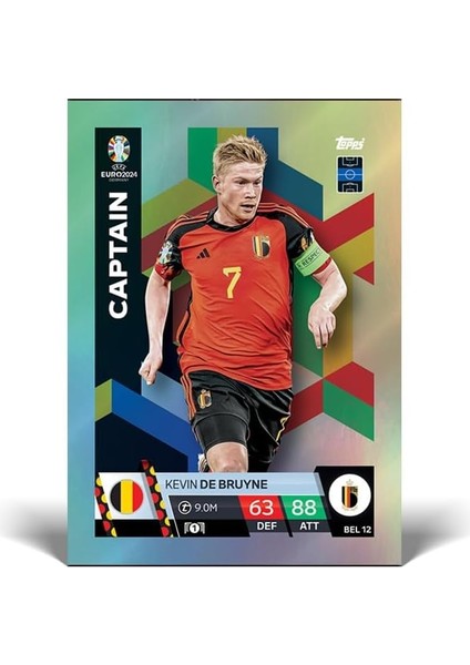Euro 2024 Captain De Bruyne Futbolcu Kartı