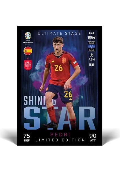 Shining Star Pedri Limited Edition Futbolcu Kartı