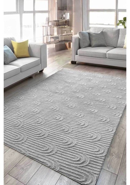 Perla Iskandinav Dokuma Bukleli Premium Gri Puffy Peluş Yolluk Koridor Halısı Salon Halısı fiyatları