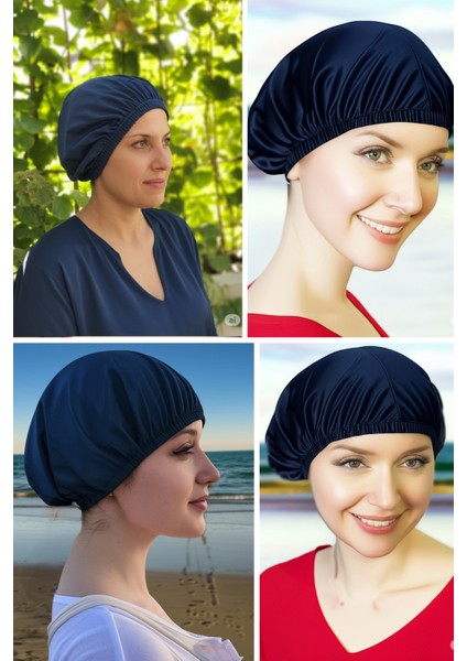 Kadın Deniz Havuz Bonesi 2 Li Saç Dostu Hızlı Kuruyan Şık Etkili Koruma Hafif Katlanabilir fiyatları