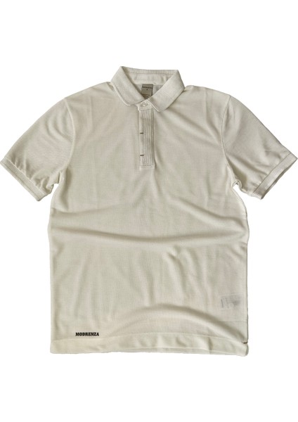 Beyaz Merserize Polo Yaka Tişört fiyatları