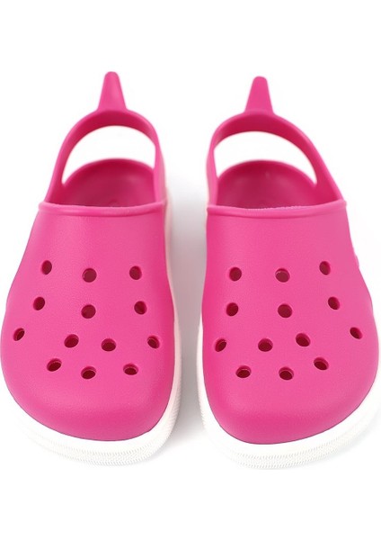 Cloggy-B Fuxia/white Kız Çocuk Sandalet