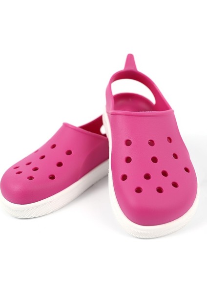 Cloggy-B Fuxia/white Kız Çocuk Sandalet fırsatları