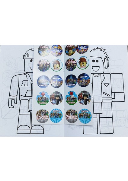 4 Adet Stickerli Boyama Kitabı ve 12 Li Tüp Kuru Boya Kalemi (Pocemon/sonic/roblox/minecraft) fırsatları
