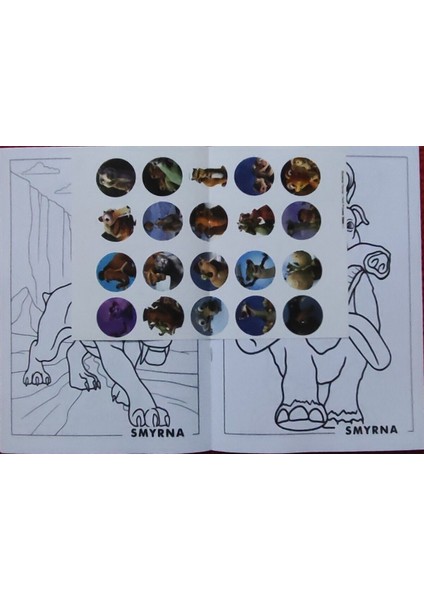 4 Adet Stickerli Boyama Kitabı ve 12 Li Tüp Kuru Boya Kalemi (Minecraft/batman/toy S./buz Devri) fırsatları