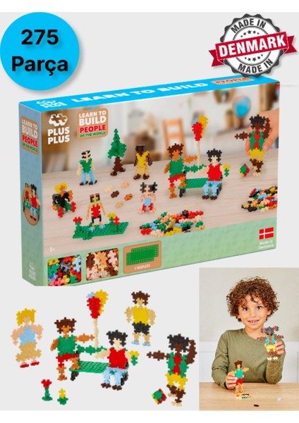 Plus - Plus Minecraft Temalı Learn To Build People Of The World Dünya Insanları LEGO Yapı Oyuncağı