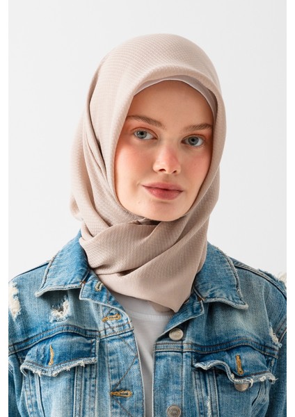 Soft Pamuk Jakarlı Eşarp – Doğal Dokulu, Hafif ve Nefes Alan Kumaş- Bambu Kraş Eşarp Yumuşak Dokulu Düz Renk Eşarp, Tesettür Eşarp