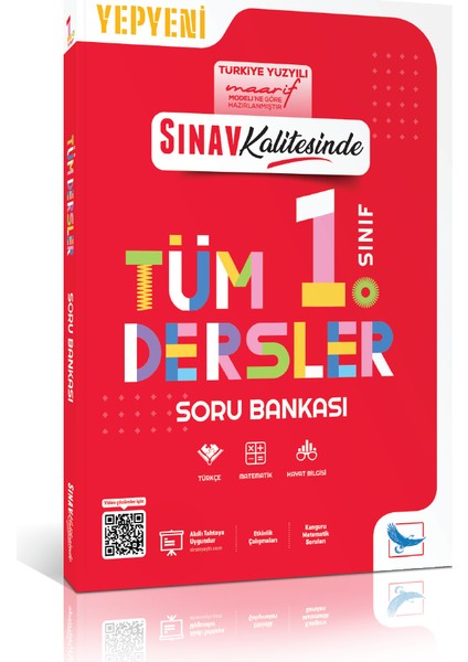 Sınav Kalitesinde 1. Sınıf Tüm Dersler Soru Bankası