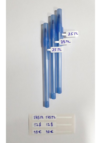 Fiyatlama Etiketi Takı Etiketi Aksesuar Kuyumcu Etiketi Gözlük Plastik Su Geçirmez 100 Adet modelleri