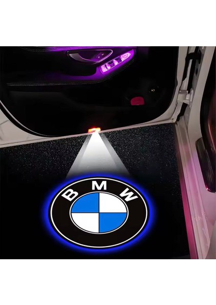 Bmw Ile Uyumlu Kapı Altı Işık Aydınlatma 2'li Set Soketli Projettör modelleri