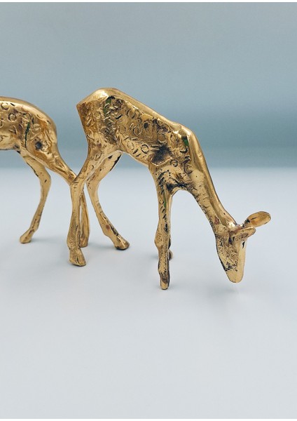 Pirinç Döküm Ceylan Takımı 2'li modelleri