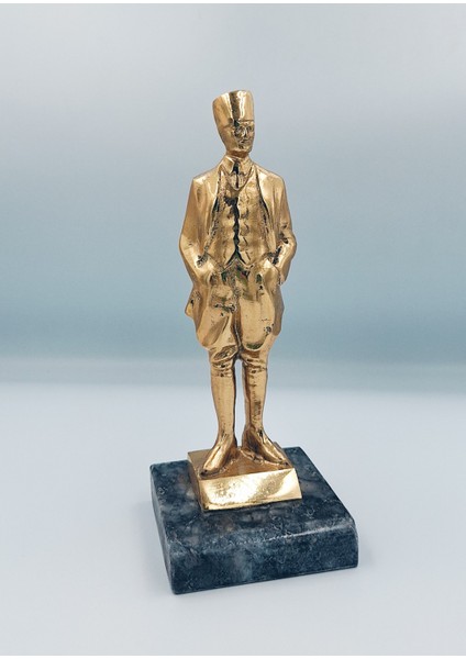 Pirinç Atatürk Heykeli 21CM