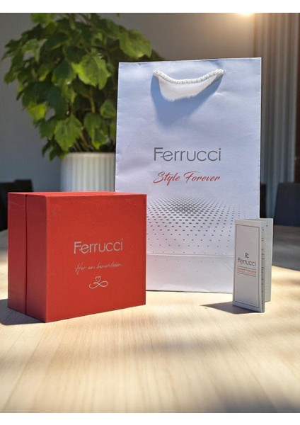 Ferucci Otomatik Ay/güneş Kadran Özellikli 30 mt Suya Dayanıklı Erkek Kol Saati EFC.03343.04 indirimleri