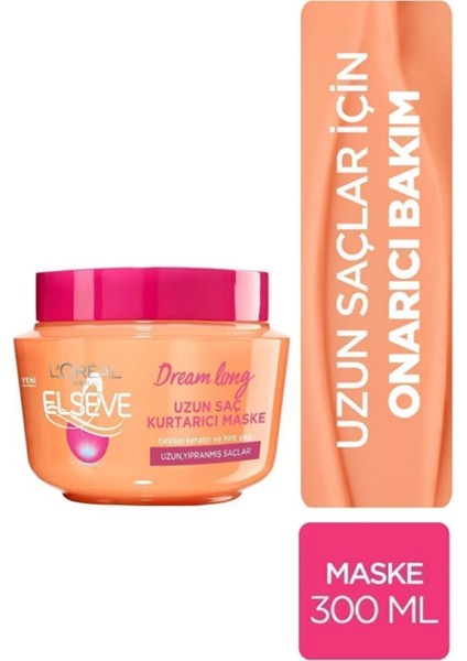 Dream Long Şampuan + Saç Kremi + Elektriklenme Karşıtı Serum + Maske + Şampuan Fırçası