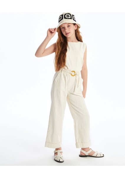 Lcw Kids Bej Beli Lastikli Kız Çocuk Pantolon fiyatları