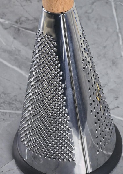 Ahşap Saplı Çelik Rende - Paslanmaz Mutfak Rendesi - Üçgen, 28 cm fiyatları