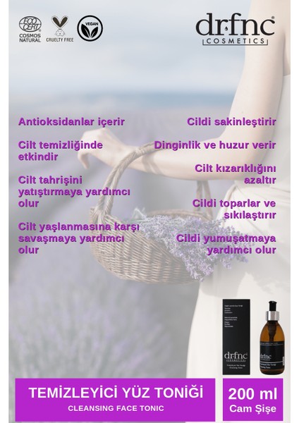 Dr.fnc Temizleyici Yüz Toniği 200 ml fiyatları