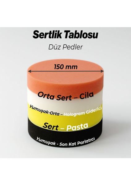Pasta Cila Polisaj Süngeri Seti Büyük Boy 11 Parça 150MM Matkap Uyumlu Oto Seramik Wax Parlatma Pedi fırsatları