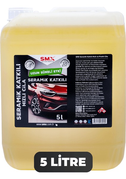 Seramik Katkılı Hızlı ve Pratik Cila 5 Lt.