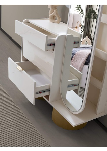 Dicle Köşe Yatak Odası Takımı %100 Mdf