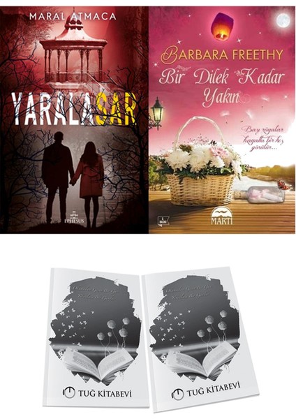 Bir Dilek Kadar Yakın ve Ephesus Yayınları Yaralasar 4 Maral Atmaca 2li Set + Hediyeli